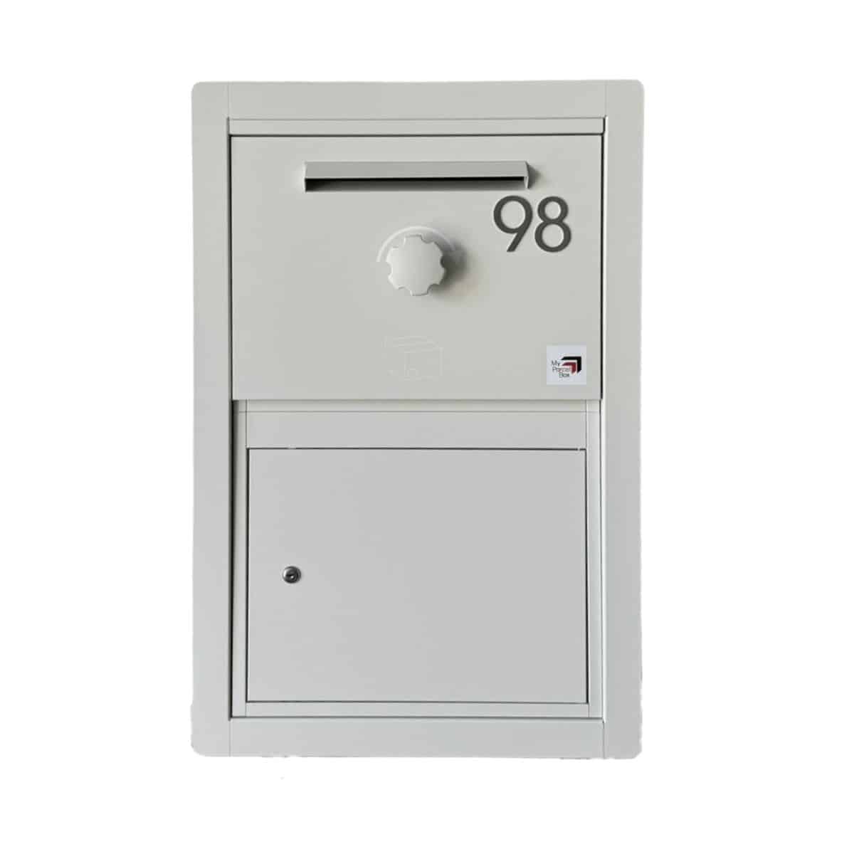 Frame with large Off White parcel box